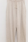 BASERANGE Loose-fitting sports casual pants Made in Portugal BAS-FSP-CH-WI22-MIHUI Beige-grey Cotton and linen FSP